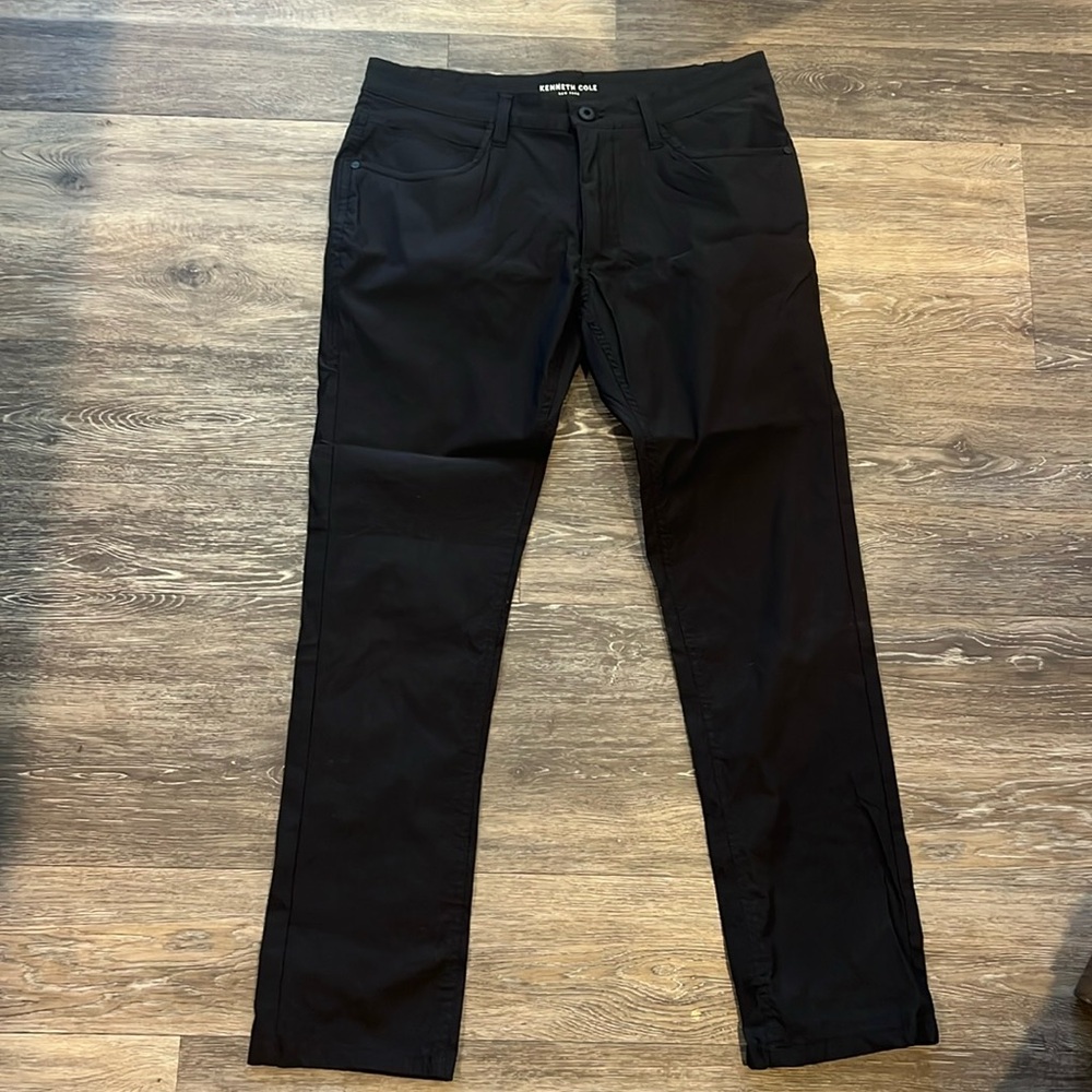 Kenneth Cole Mobility Trouser Slim Fit 33/30 Tech Pant